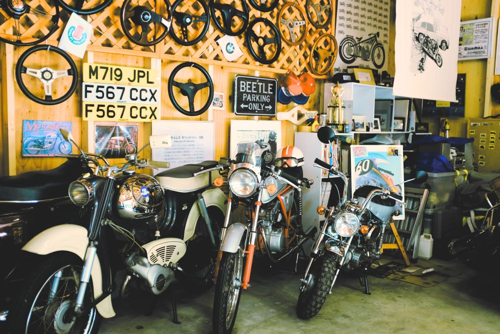 バイクガレージの写真