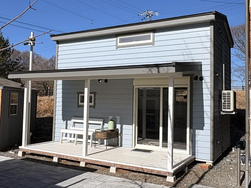 施工例 シンプルで快適なスモールハウス