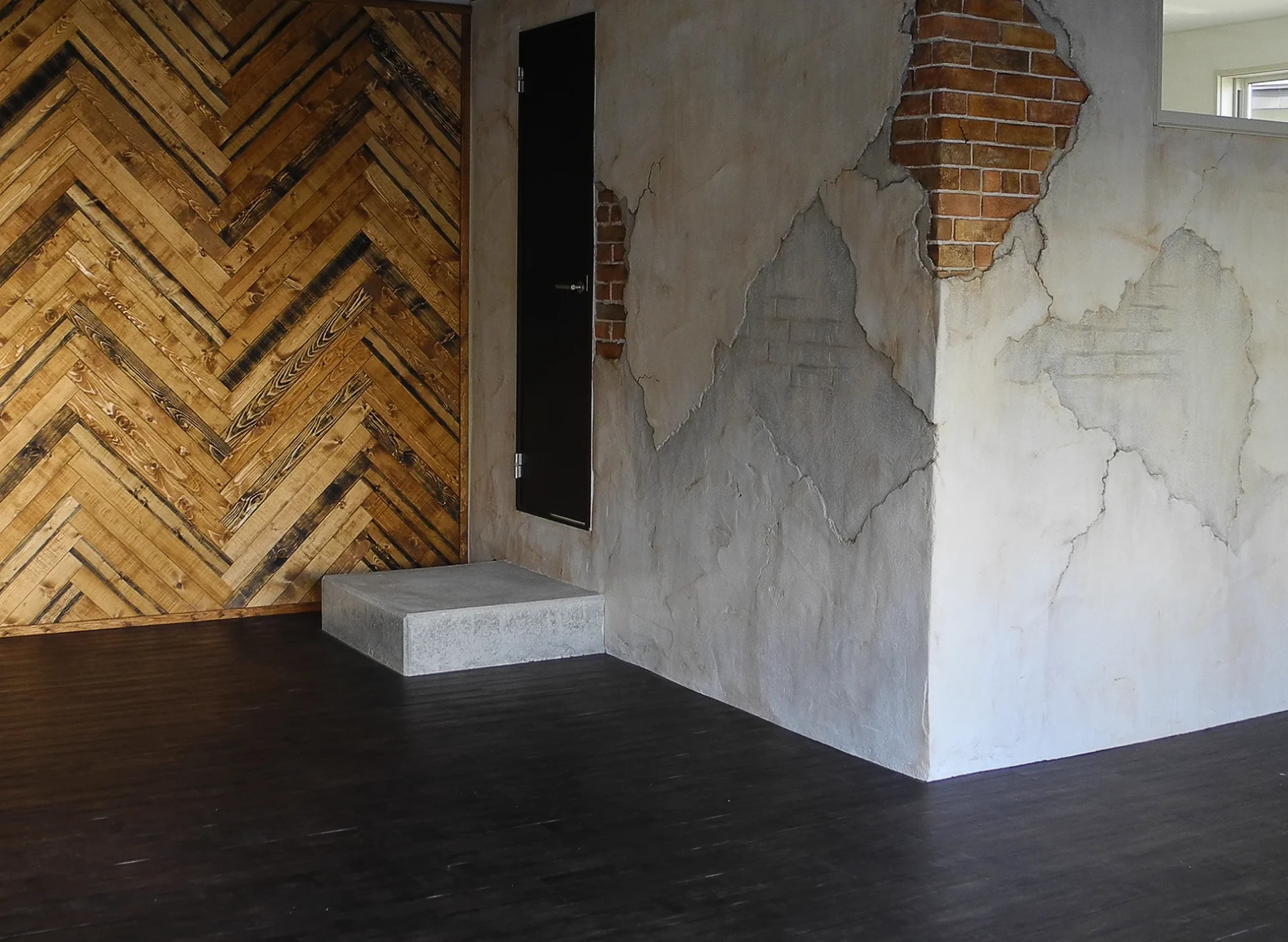 モルタル造形施行