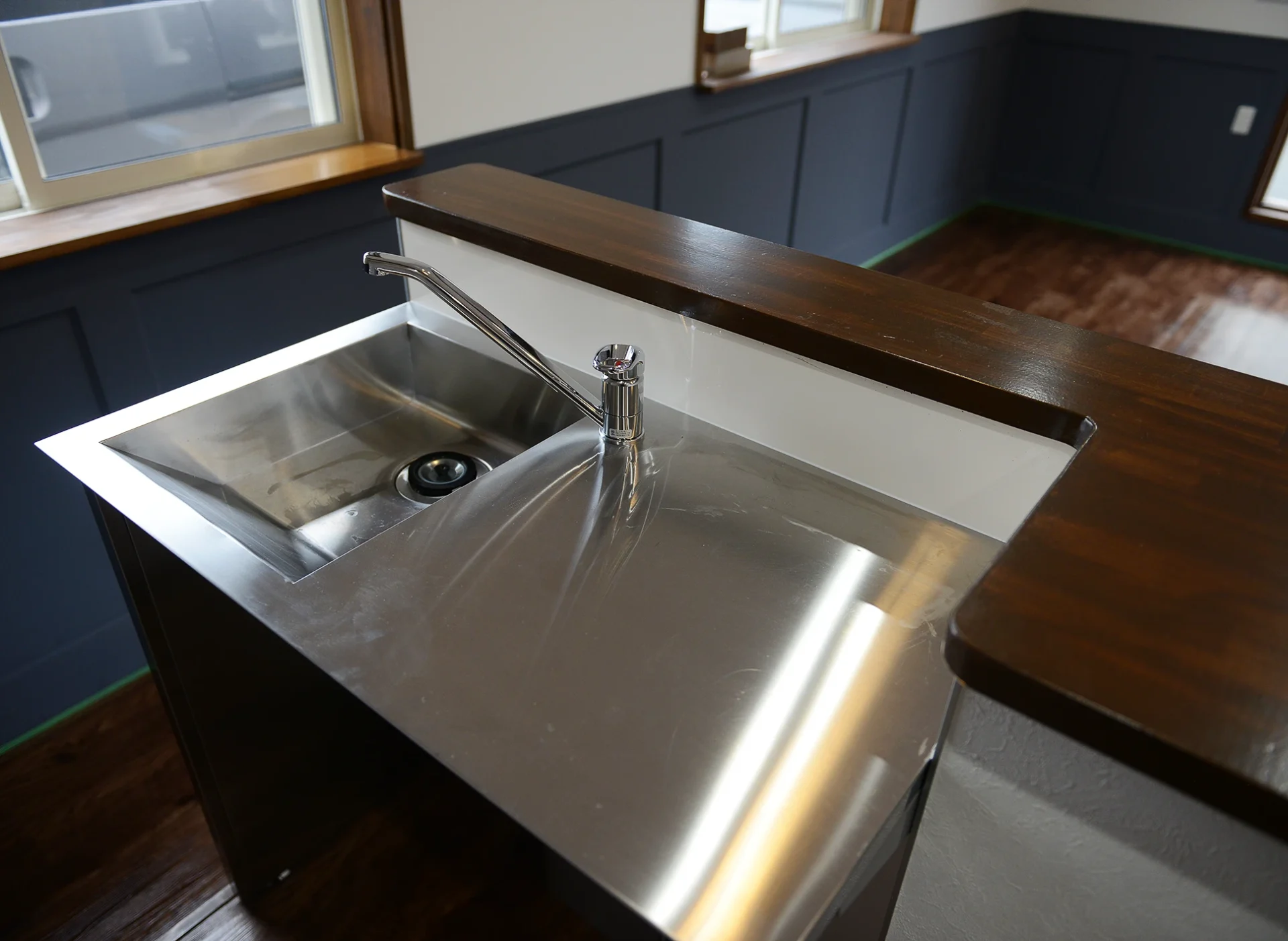 内観 - 1階事務所シンク