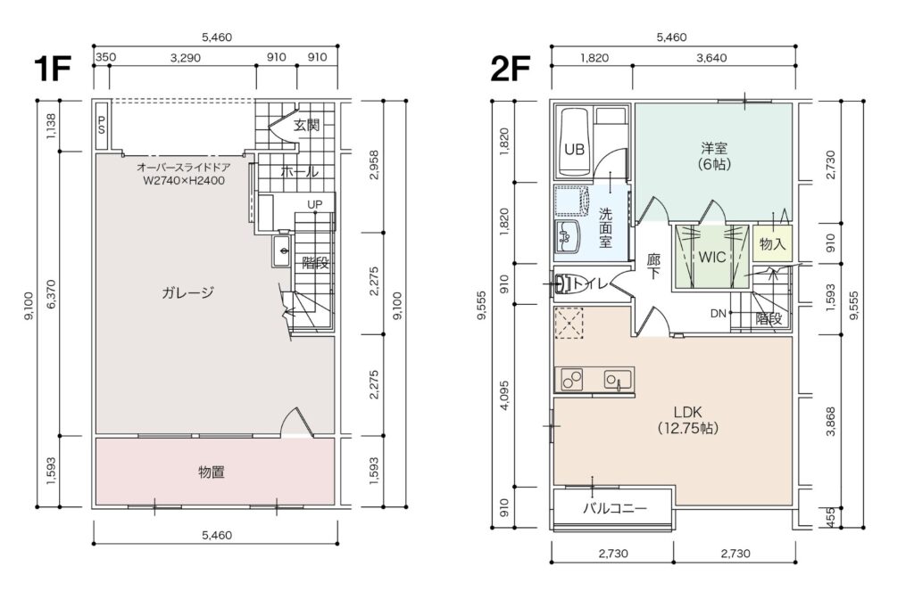 リーガ七沢の間取り図